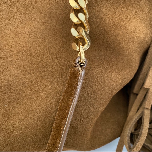 Saint Laurent fringe suede tote bag - Picture 12 of 12